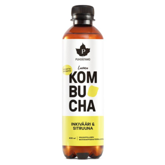 Kompletní sortiment - Puhdistamo  Kombucha BIO 400ml (zázvor a citrón)