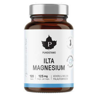 Vitamíny a minerály - Puhdistamo Night Magnesium 120 kapslí (Hořčík)