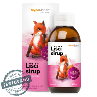 Vitamíny a minerály - MycoMedica Liščí sirup 200 ml