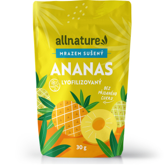 Kompletní sortiment - Allnature Ananas sušený mrazem kousky 30 g