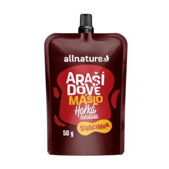 IMPORT Allnature - Allnature Arašídové máslo s hořkou čokoládou 50 g