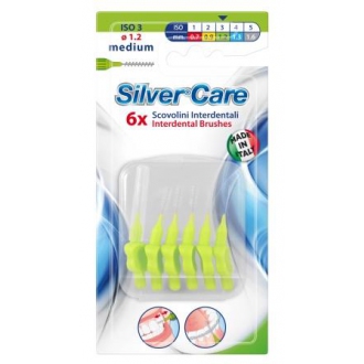 IMPORT Allnature - Mezizubní kartáček střední 1,2 mm SilverCare 6 ks