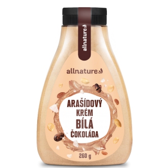 IMPORT Allnature - Allnature Arašídový krém s bílou čokoládou 260 g