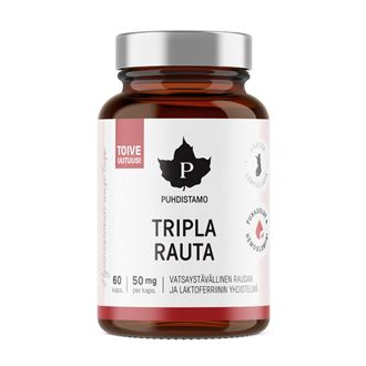 Vitamíny a minerály - Puhdistamo Triple Železo 60 kapslí (Tripla Rauta)